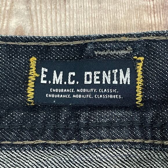 Silver Jeans Eddie EMC Denim Straight Leg 35 x 29 Hemmed READ - Picture 5 of 12